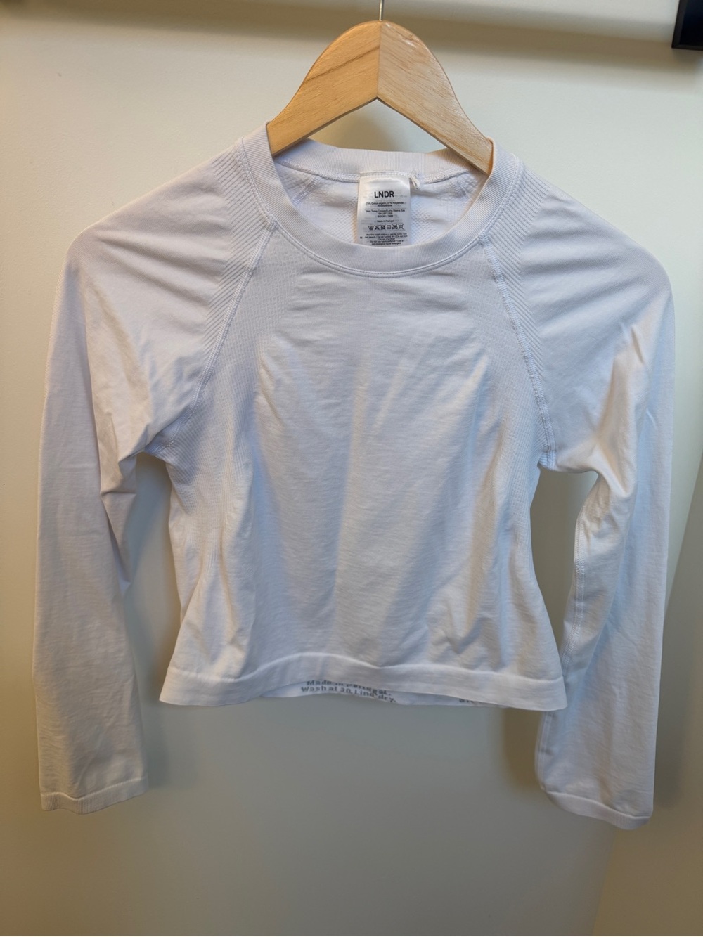 LNDR HERE TODAY Cropped Long Sleeve Tee